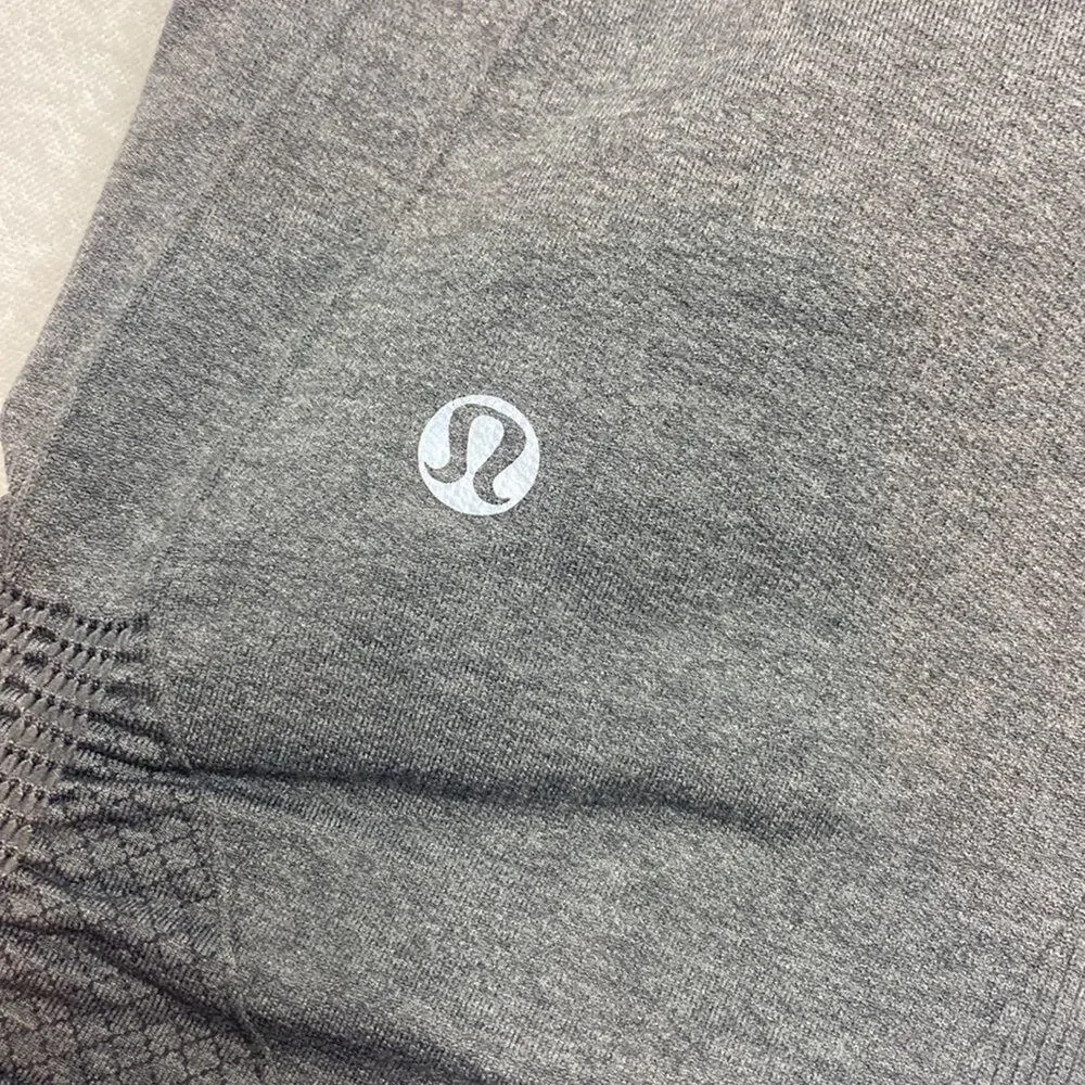 NWOT Lululemon Cropped High Rise seamless Gray Size 4